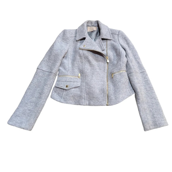 Banana Republic Wool Moto Jacket Small - Picture 1 of 9